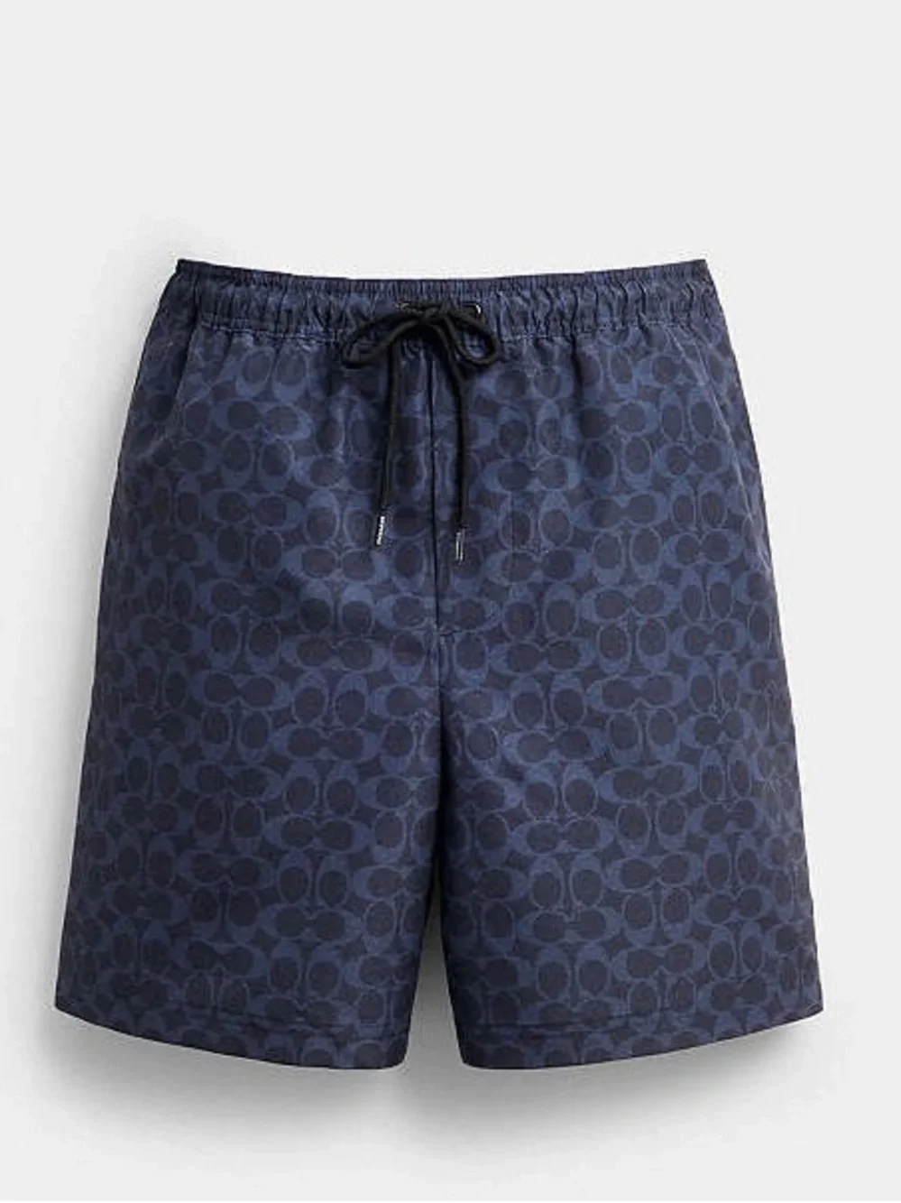COACH SIGNATURE SWIM TRUNKS NAVY - XL
